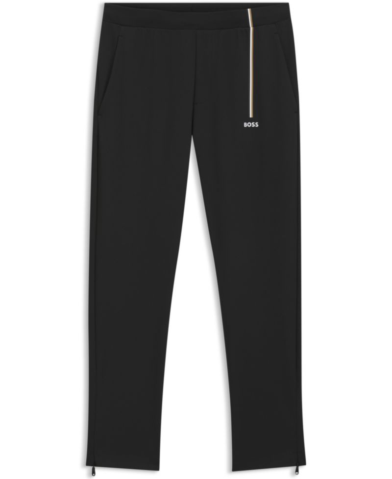 Men's Spin Long Stretch Regular-Fit Gabardine Track Pants