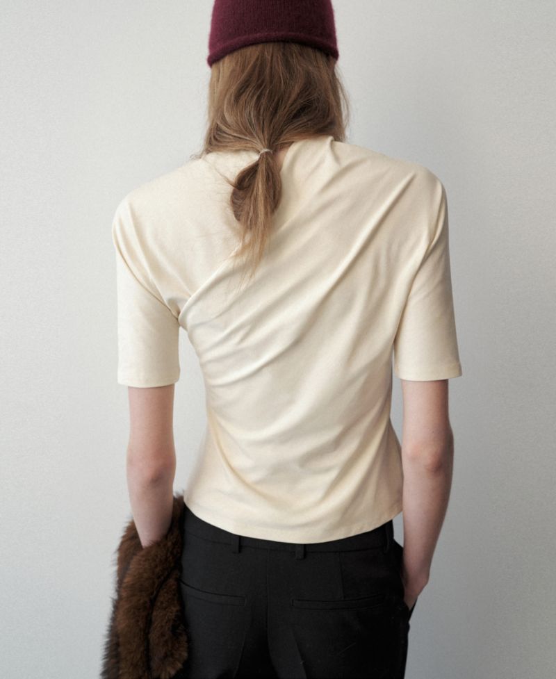Women's Selection Fitted Wrap-Effect Top