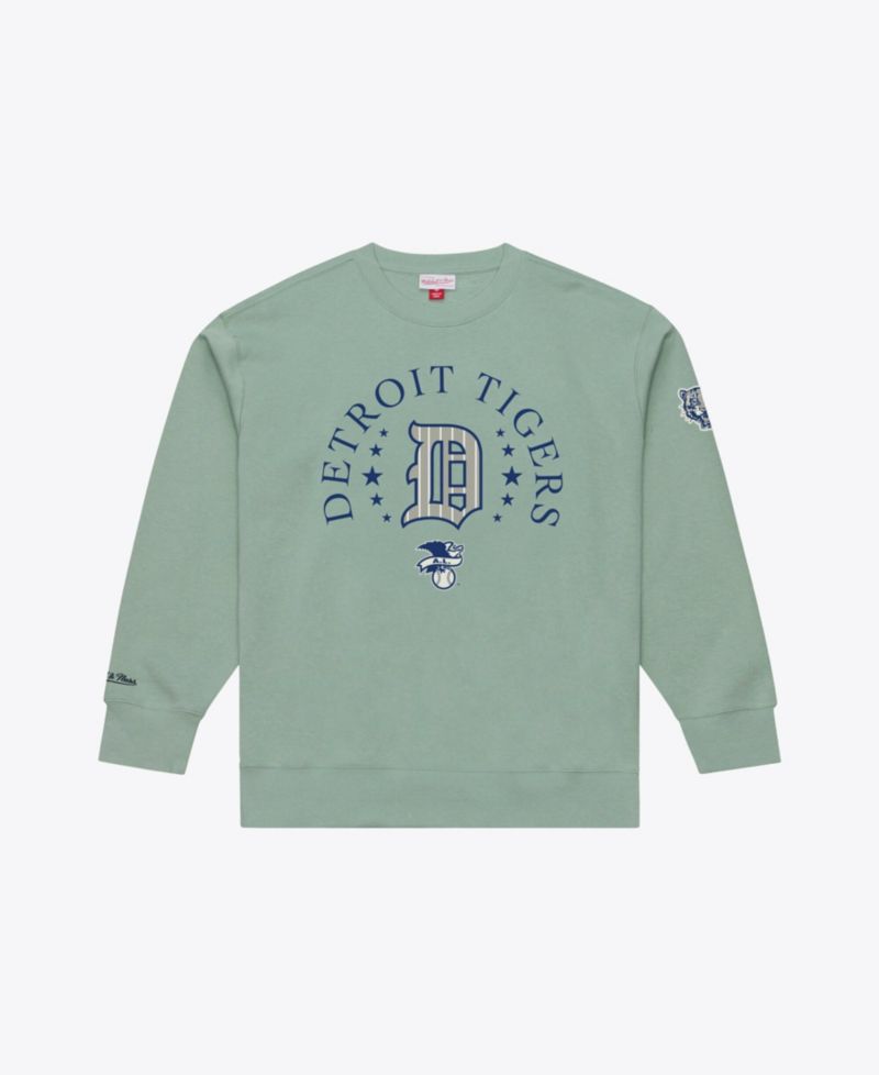 Men's Green Detroit Tigers Yacht Rock Fleece Sweatshirt