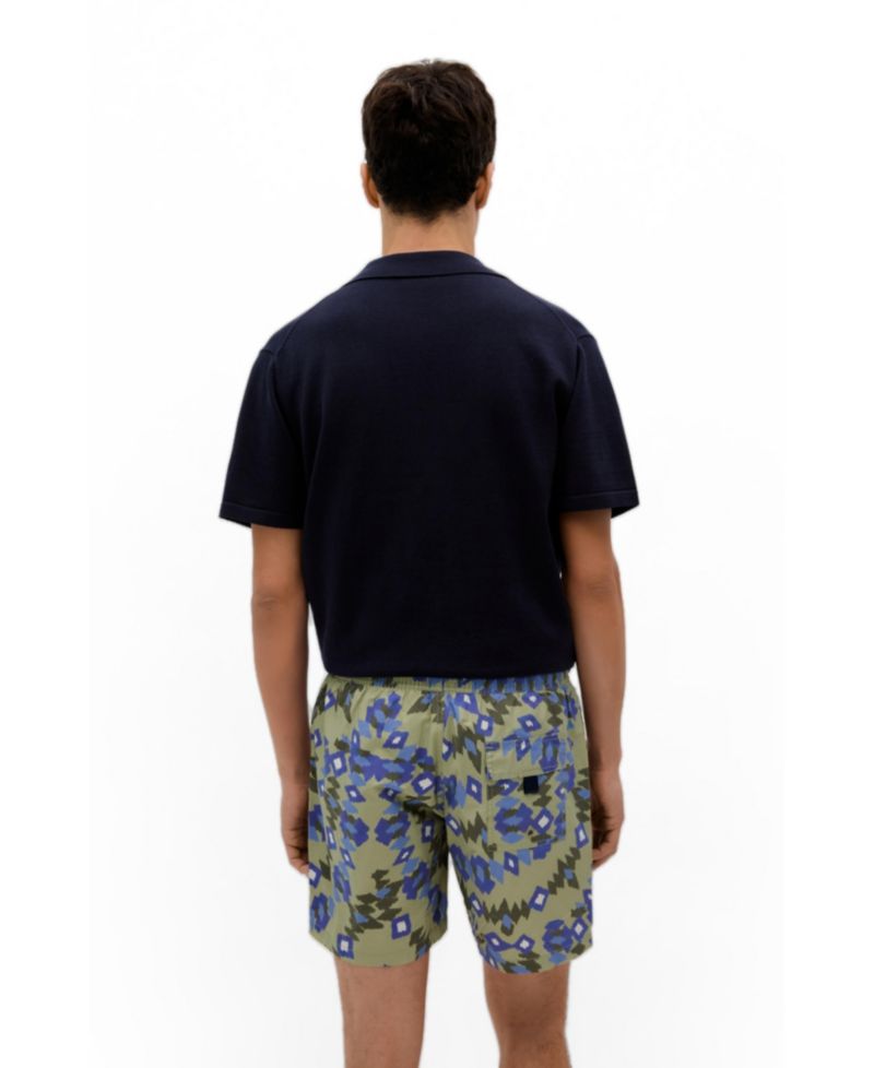 Men's Ikat Lined Swim Trunks