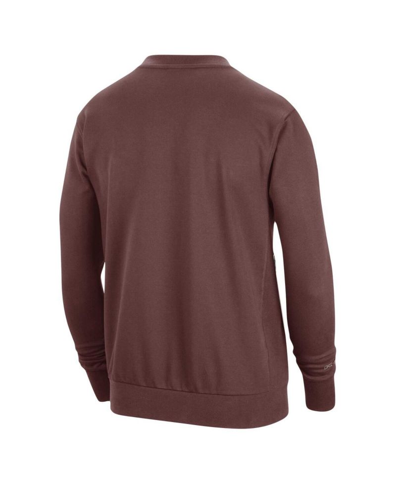 Men's Garnet Phoenix Suns 2023/24 Authentic Standard Issue Travel Performance Pullover Sweatshirt