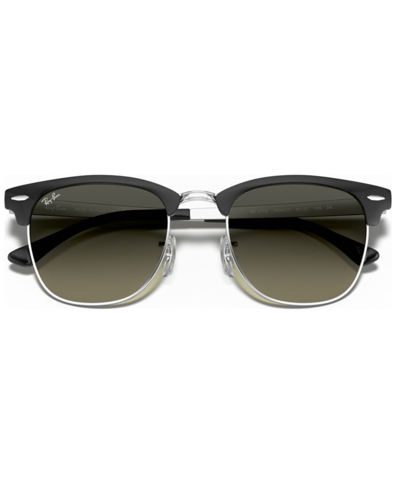 Sunglasses, RB3716 CLUBMASTER METAL
