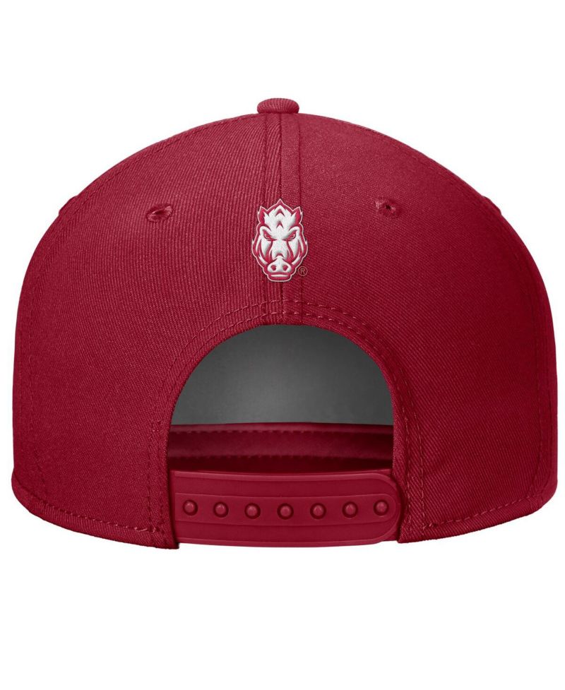 Men's Crimson Arkansas Razorbacks Rise Adjustable Hat