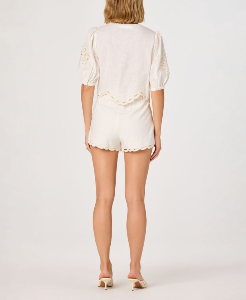 Women's Sleeveless Button-Front Top