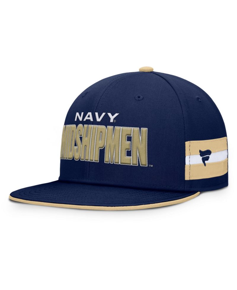 Men's Navy Navy Midshipmen Pick Off Fitted Hat