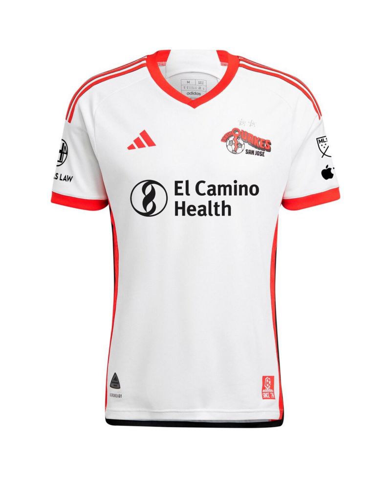 Men's Hernán L&oacute;pez White San Jose Earthquakes 2025 the 50 Kit Authentic Player Jersey