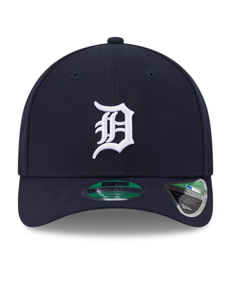 Men's Navy Detroit Tigers Player Replica 9FORTY Adjustable Hat
