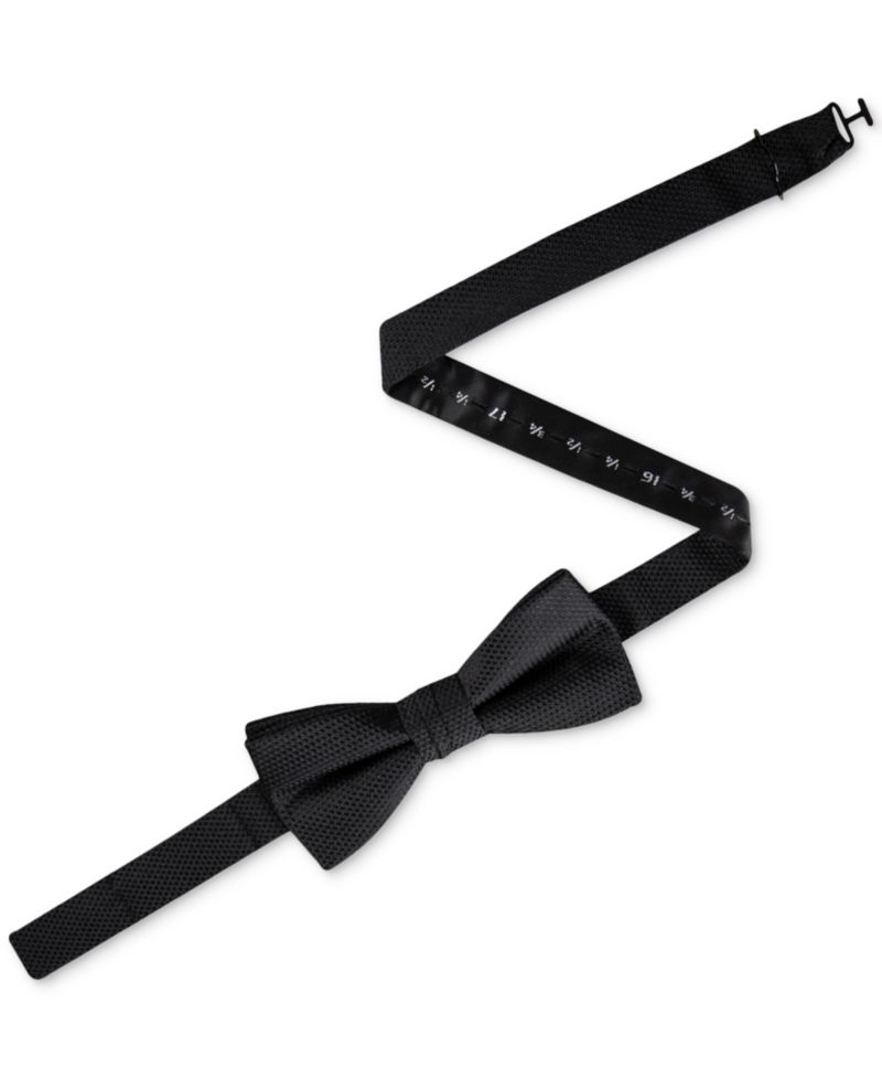 Men's Textured Solid Bow Tie
