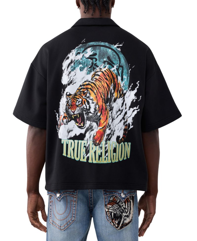 Men's Tiger Short-Sleeve Polo Shirt