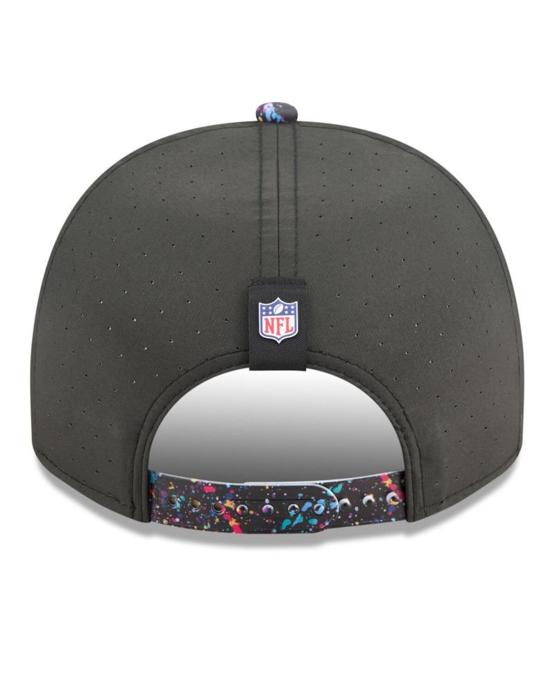Men's Black Cincinnati Bengals 2025 NFL Crucial Catch A-Frame 9FIFTY Snapback Hat