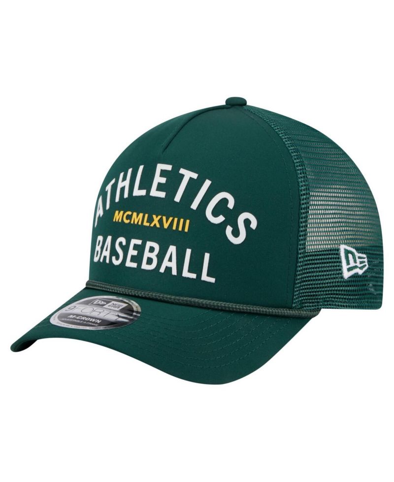 Men's Green Athletics Minimalist 9FORTY A-Frame Adjustable Hat