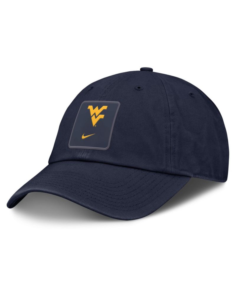 Men's and Women's Navy West Virginia Mountaineers 2026 Sideline Club Adjustable Hat