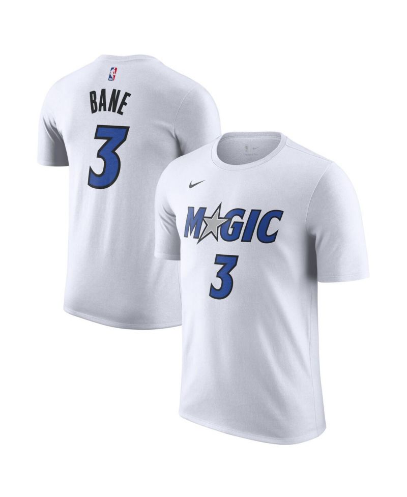 Men's Desmond Bane White Orlando Magic Association Edition Name & Number T-Shirt
