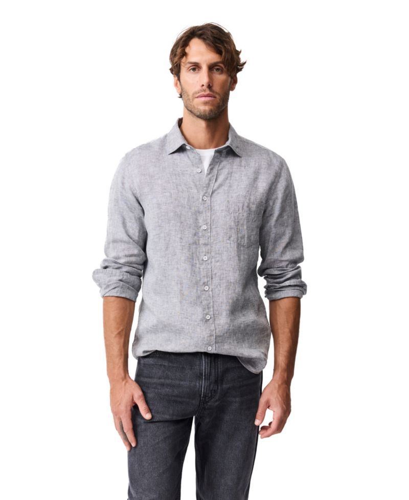 Men's Coromandel Sport Fit Linen Shirt
