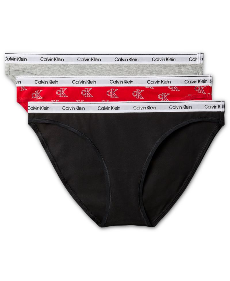 Women's Modern Logo Bikini Underwear 3-Pack QD5207
