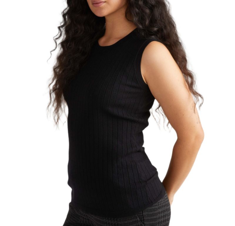 Plus Size Savvy Fine Knit Sweater Shell