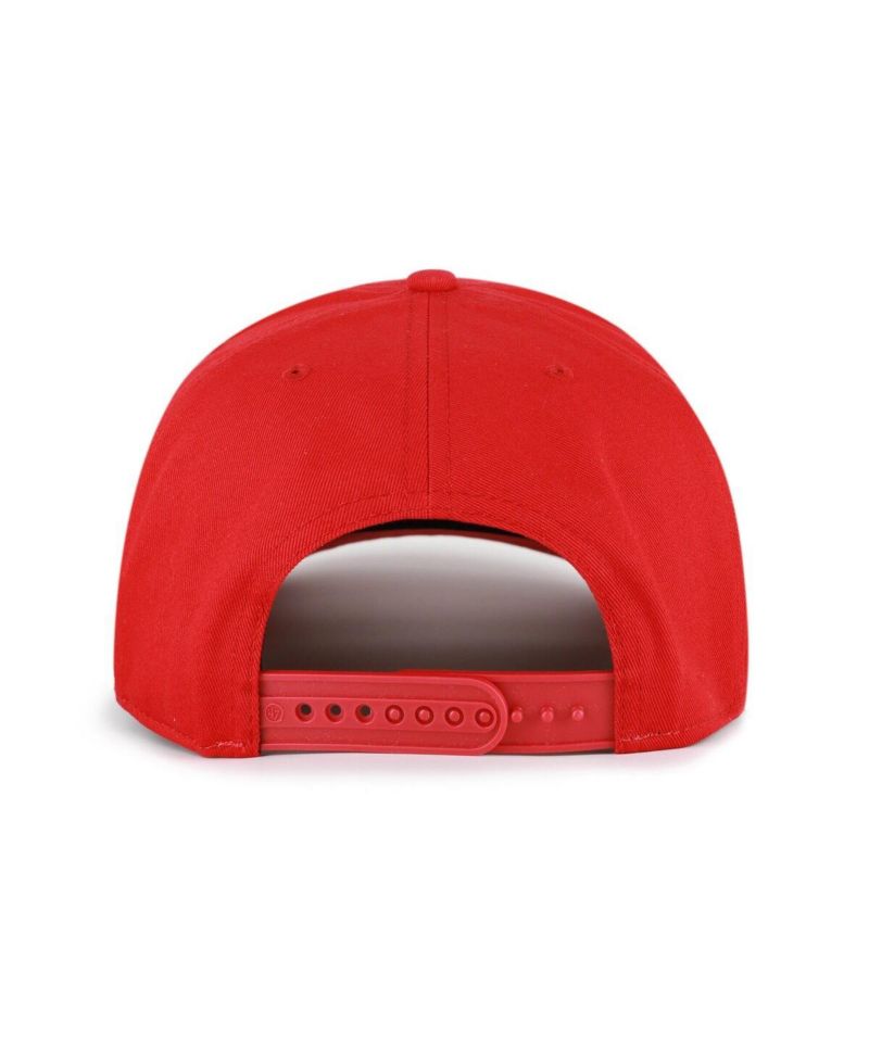 Men's Red UConn Huskies Script Fade Hitch Adjustable Hat