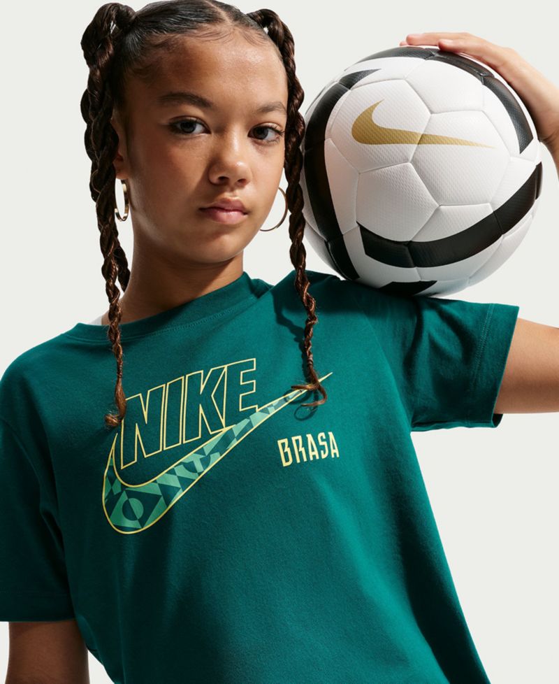 Big Boys' and Girls Brazil Futura Soccer T-Shirt