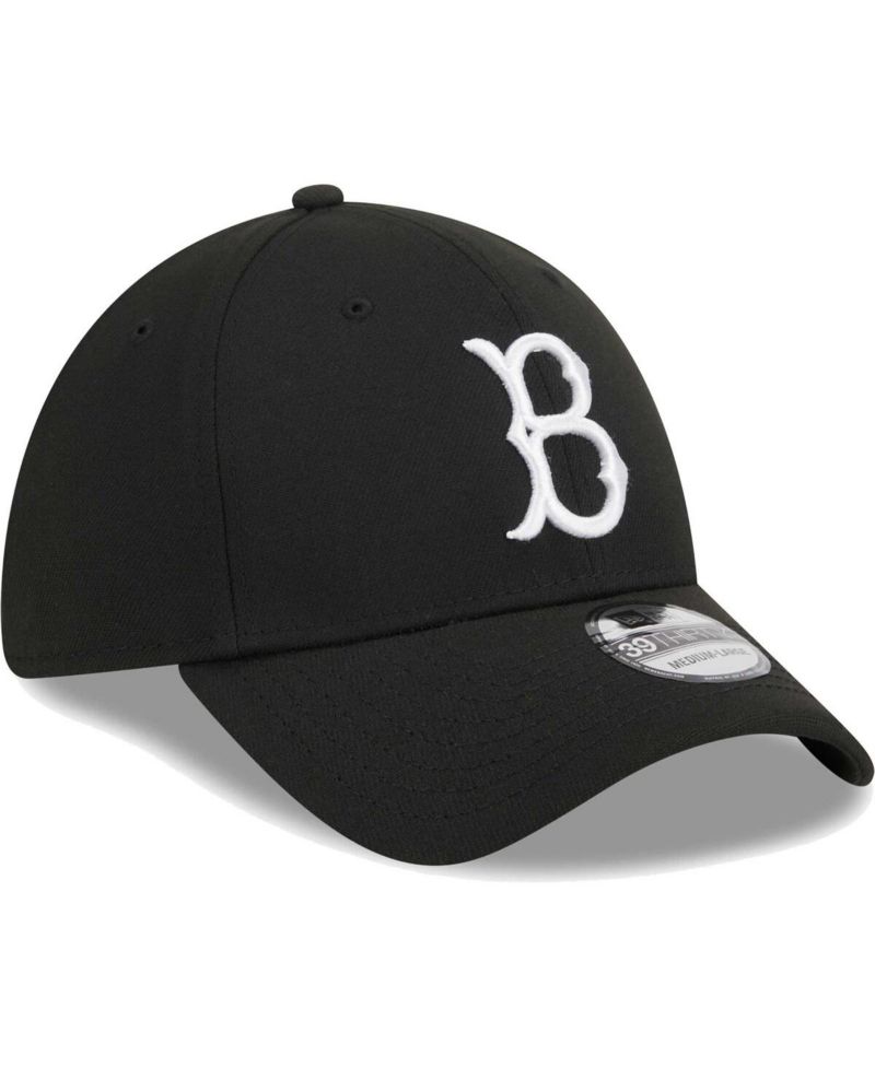 Men's Black Brooklyn Dodgers Logo 39THIRTY Flex Hat