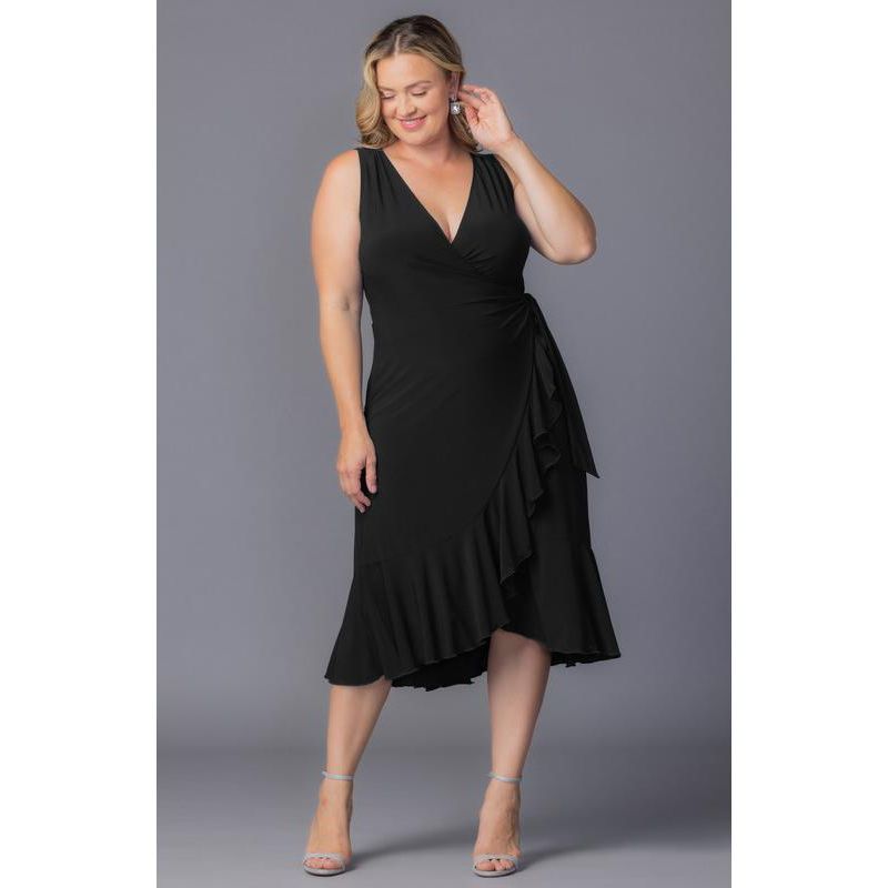 Plus Size Laguna Sleeveless Wrap Women's Dress