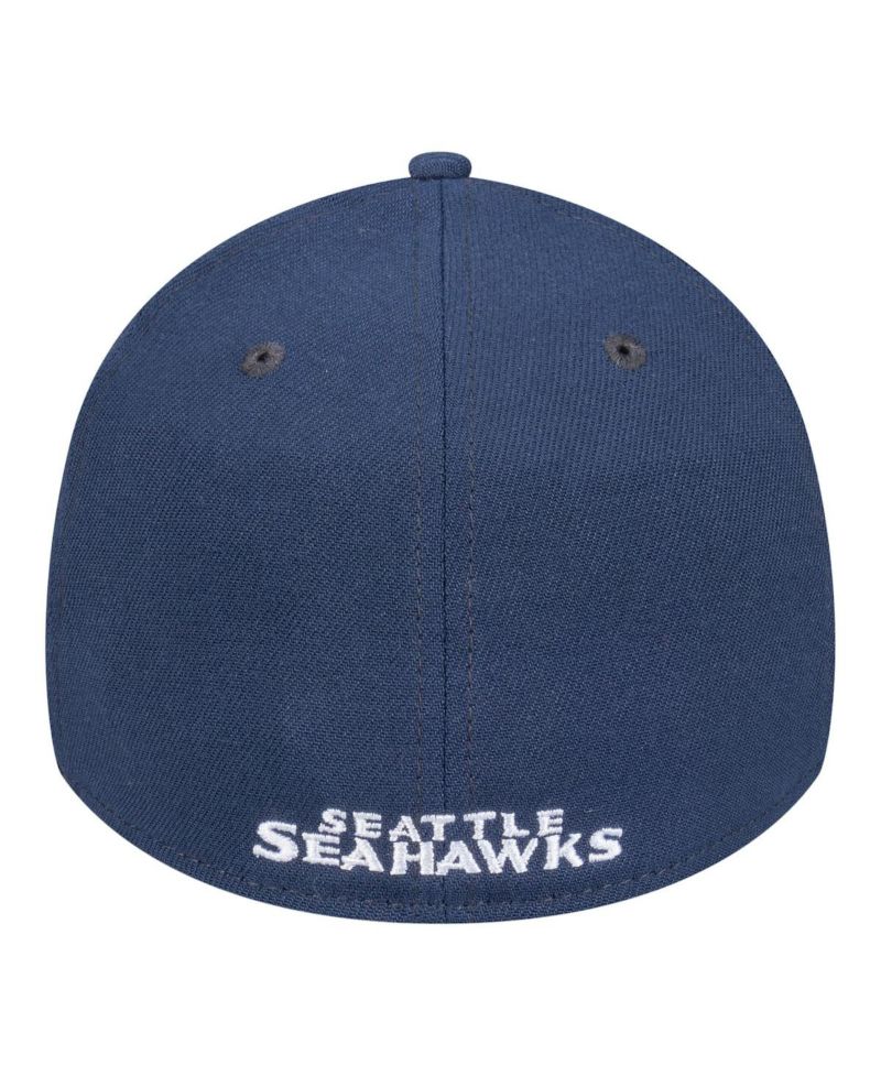 Men's College Navy Seattle Seahawks Core Team 39THIRTY Flex Hat