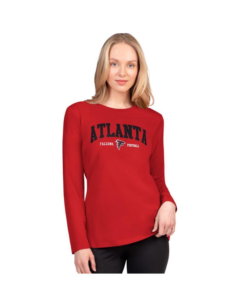 Women's Red Atlanta Falcons Best Play Long Sleeve T-Shirt