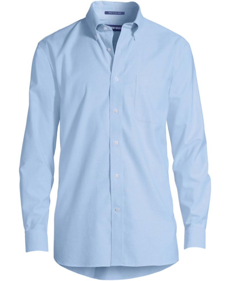 Women's Men's Traditional Fit Solid No Iron Supima Oxford Dress Shirt