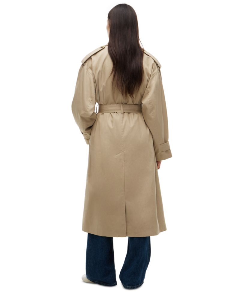 Women's American Icons Oversized Double-Breasted Trench Coat