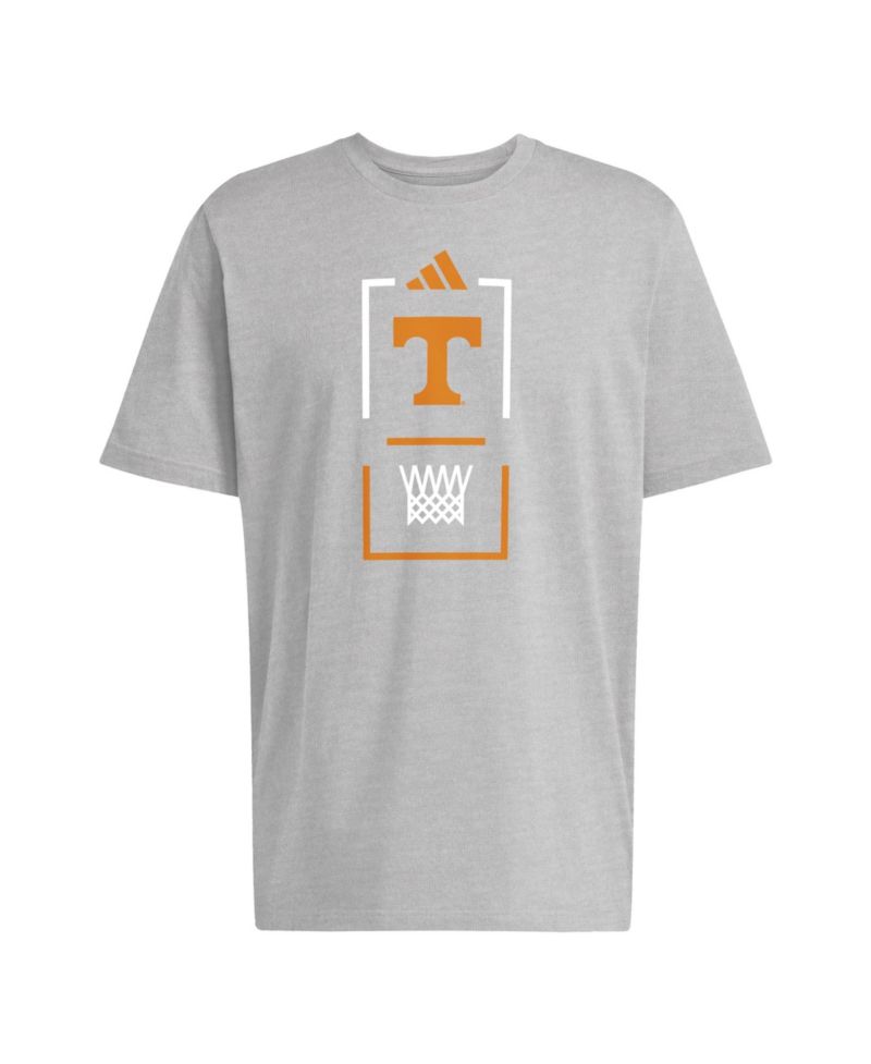 Men's Gray Tennessee Volunteers Basketball T-Shirt