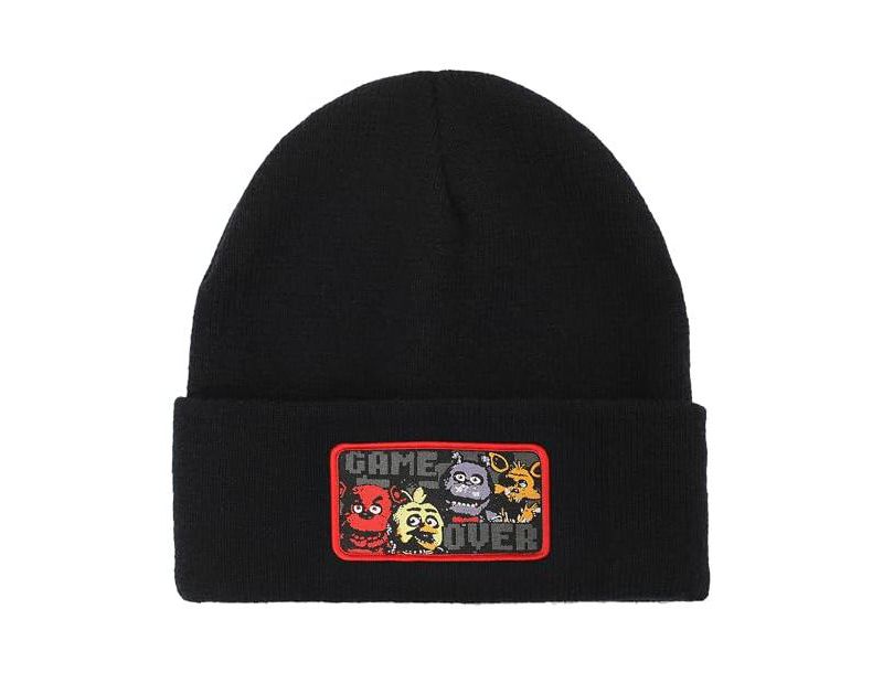 Men's Game Over Black Knit Cap