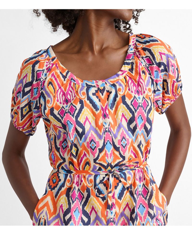 Women's Cotton Marguerite Midi Dress