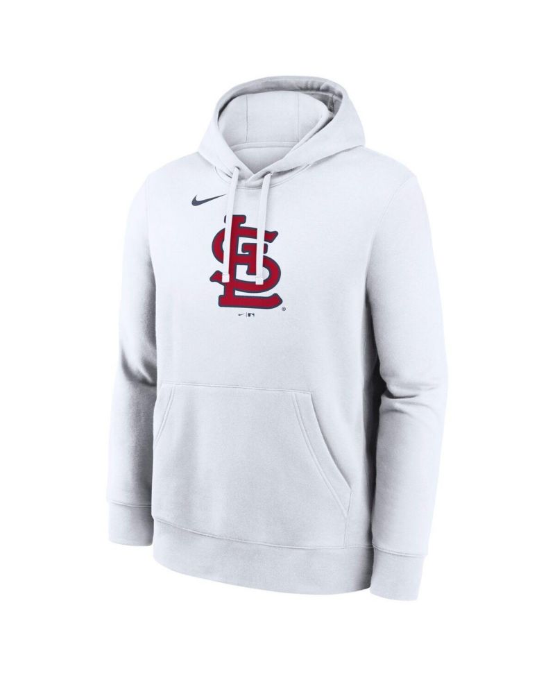 Men's White St. Louis Cardinals Logo Club Hoodie