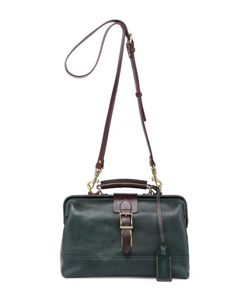Doctor Small Leather Crossbody Satchel Bag