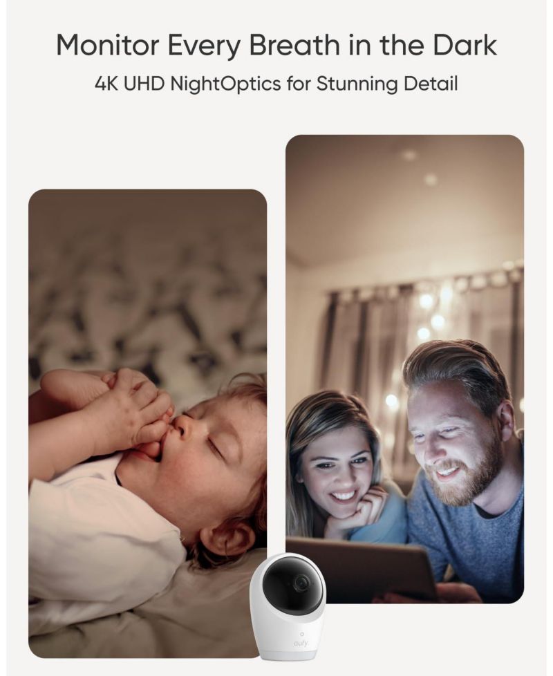 Security Baby Monitor E21 with 4K UHD Camera