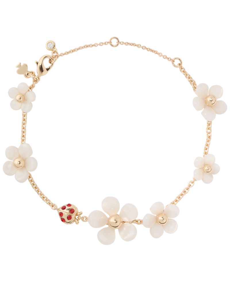 Gold-Tone Summer Daze Flower Scatter Bracelet