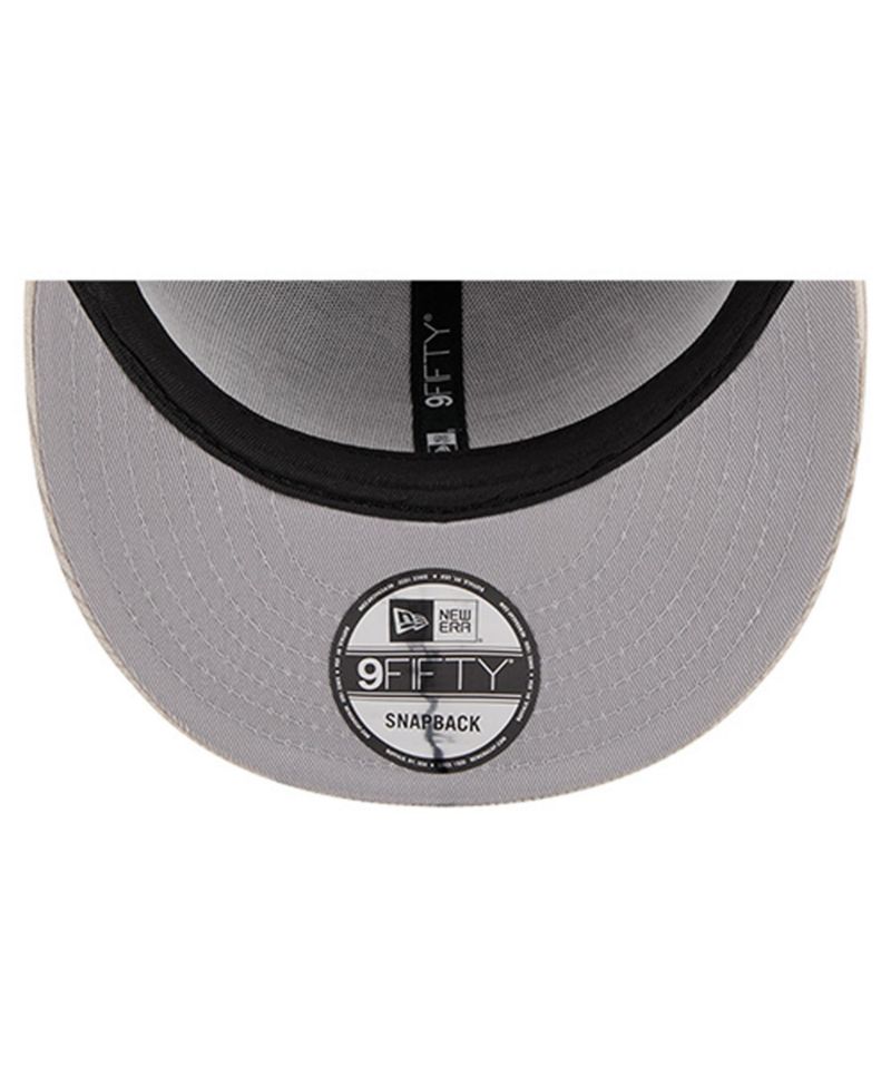 Men's Gray Kansas City Chiefs Cord Rope Corduroy 9FIFTY Snapback Hat