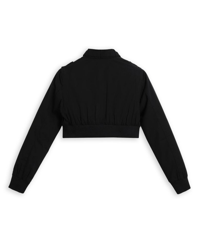 Women's Mini Cropped Racer Jacket