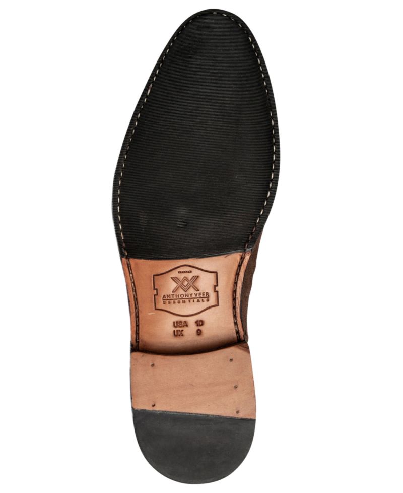 Men's Ford Quarter Brogue Oxford Leather Sole Dress Shoe