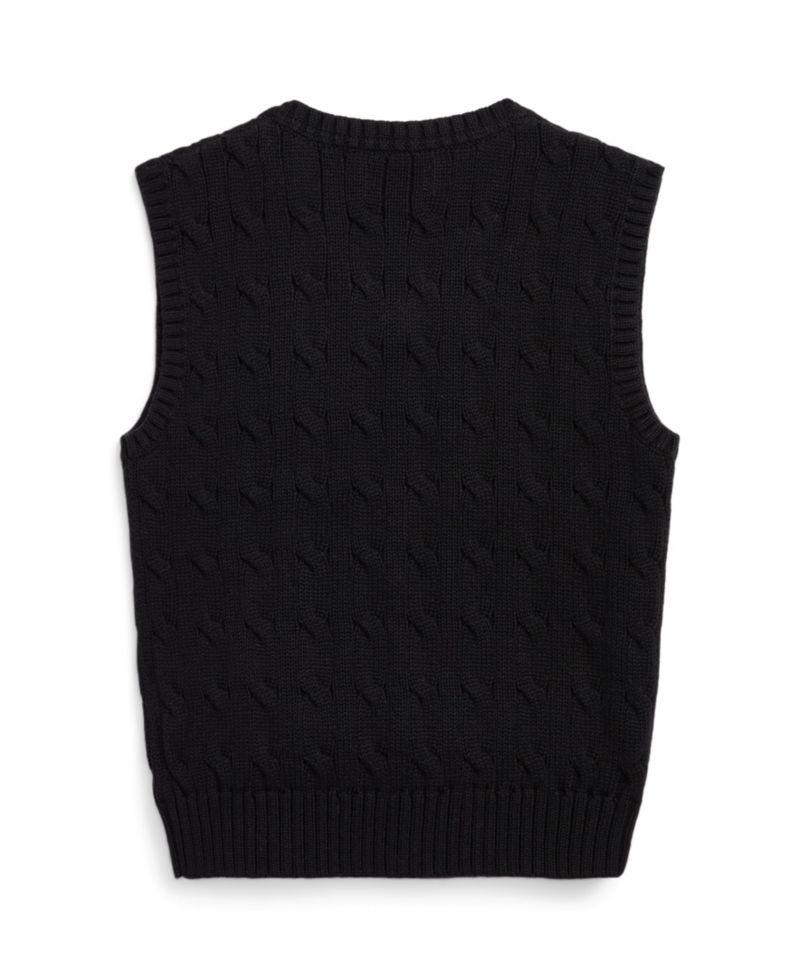 Toddler and Little Boys Cable-Knit Sweater Vest