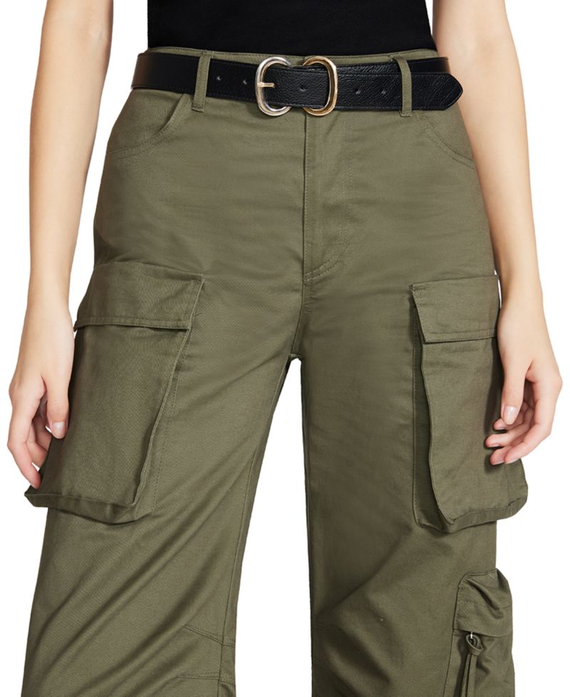 Women's Two-Tone Double Buckle Belt