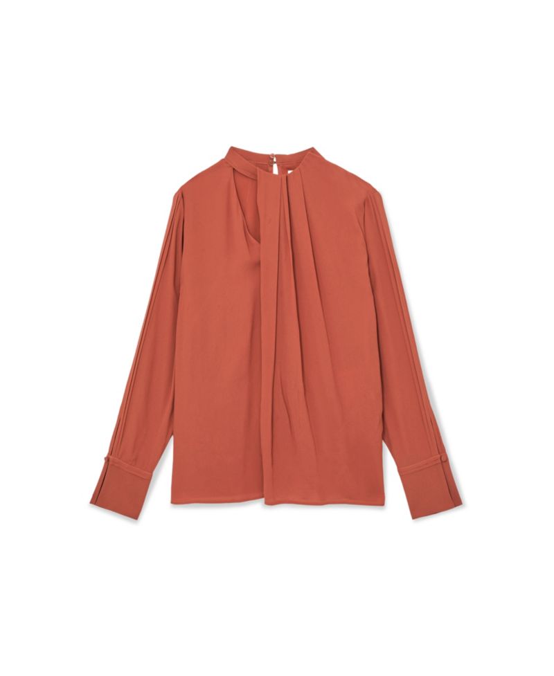 Women's Marta Asymmetric-Drape Blouse