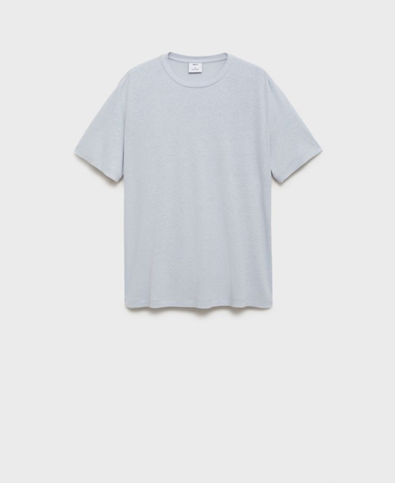 Men's Linen Slim-Fit T-Shirt