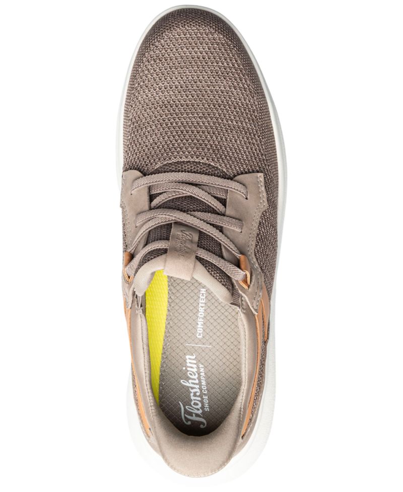 Men's Fleet Knit Elastic Lace Slip-On Sneakers