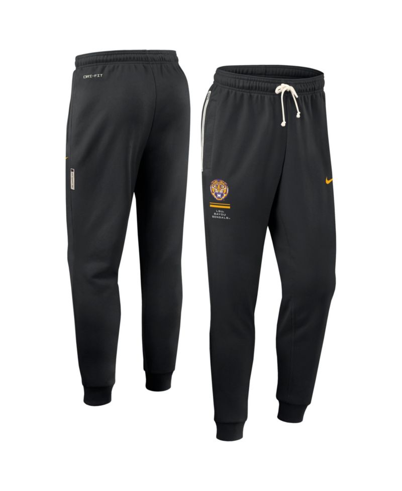 Men's Black LSU Tigers 2026 Sideline Standard Issue Dri-FIT Taper Pants