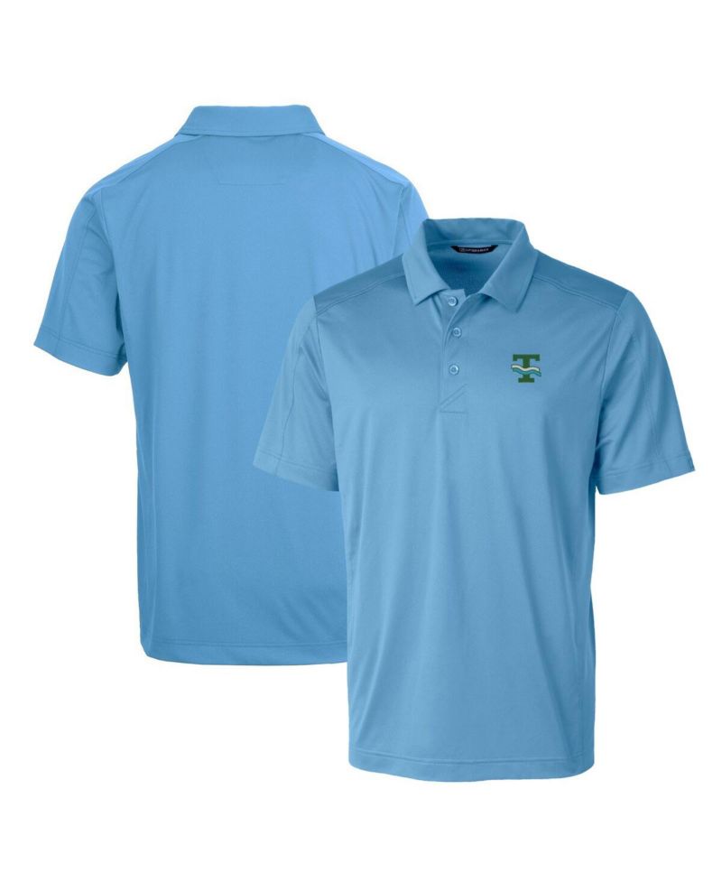 Tulane Wave Primary Team Logo Prospect Textured Stretch Polo