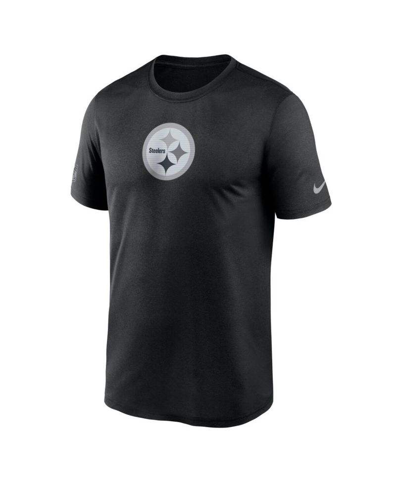 Men's Black Pittsburgh Steelers Sideline Lead The Charge Legend Dri-FIT T-Shirt