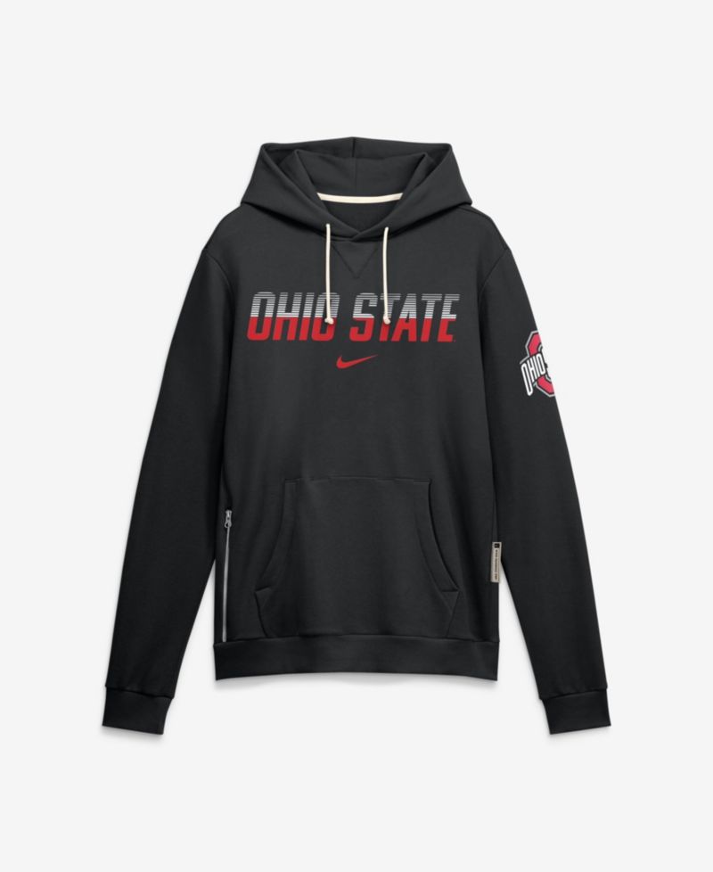 Men's Ohio State Sideline Standard Issue Fleece Relaxed-Fit Hoodie