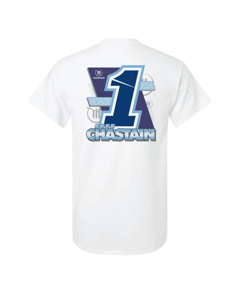 Men's White Ross Chastain 2026 Busch Light T-Shirt