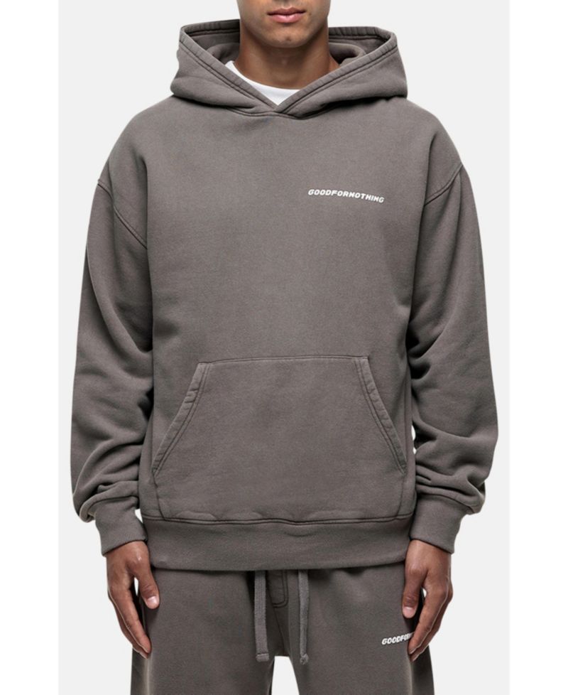 Men's Vintage Washed Taupe Oversized Hoodie