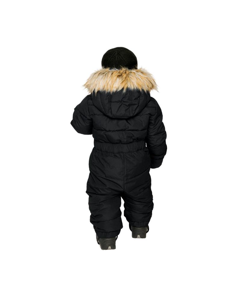 Baby ( 6M to 24M ) Unisex Original One Piece Puffy Snowsuit with Removable Mittens and Boots